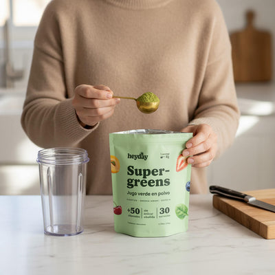 Super-Greens: Jugo Verde en Polvo