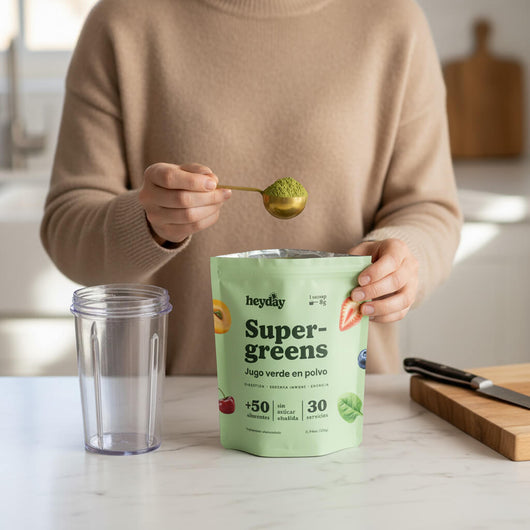 Super-Greens: Jugo Verde en Polvo